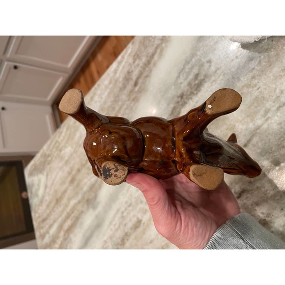 Cute and fun Mid-Century Vintage Cow Pitcher. Liquid pours from cow's mouth. - Picture 2 of 2